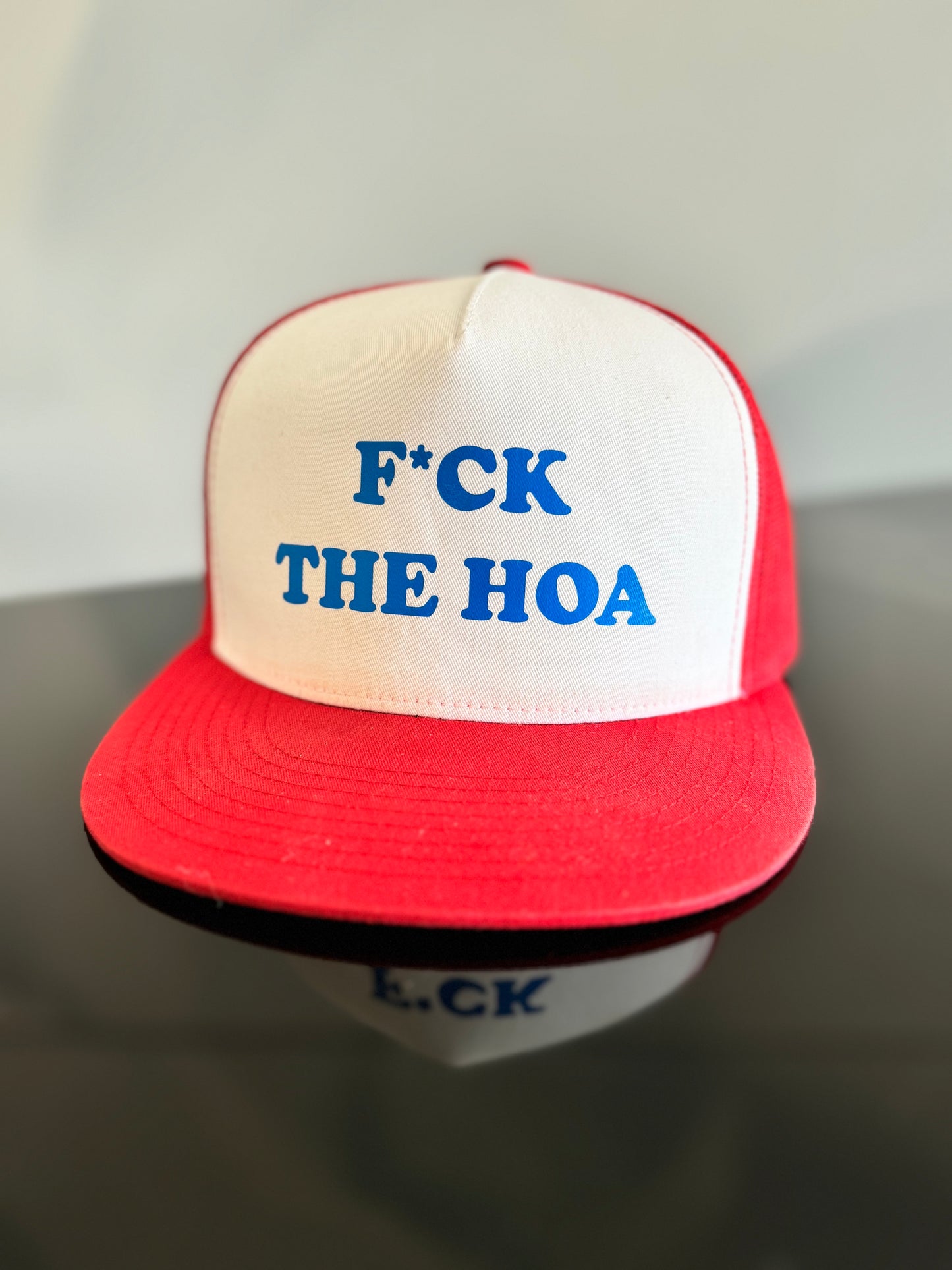 YP Classics Adult Trucker with White Front Panel Cap | F*ck THE HOA